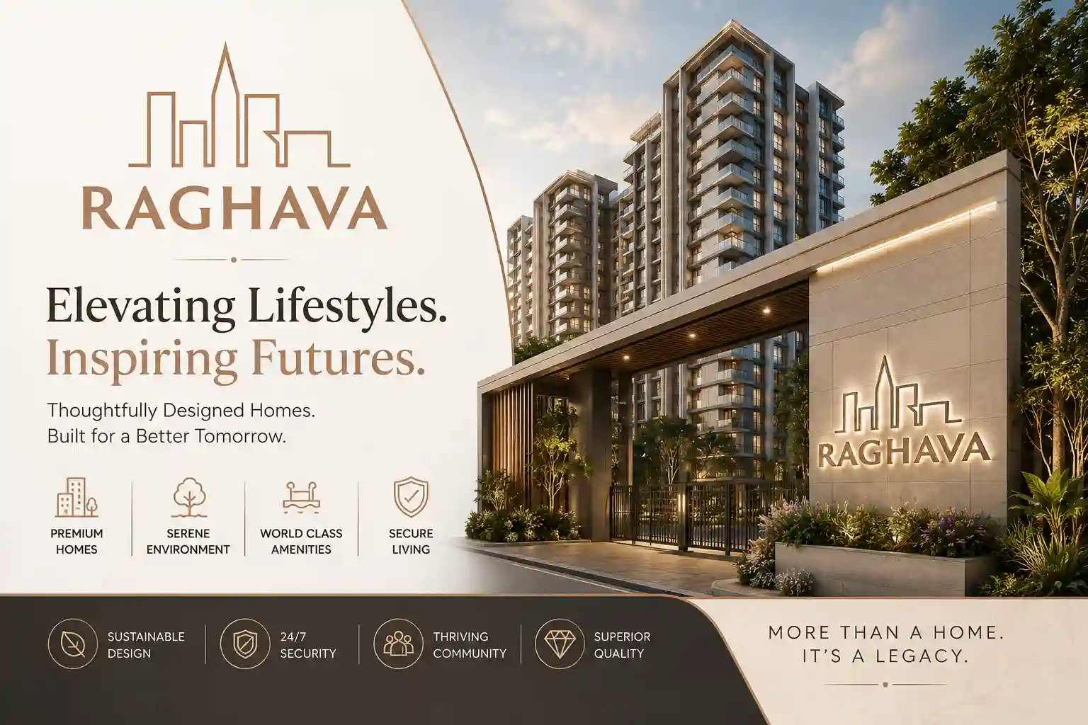 Raghava Projects Kollur new launch villas and apartments