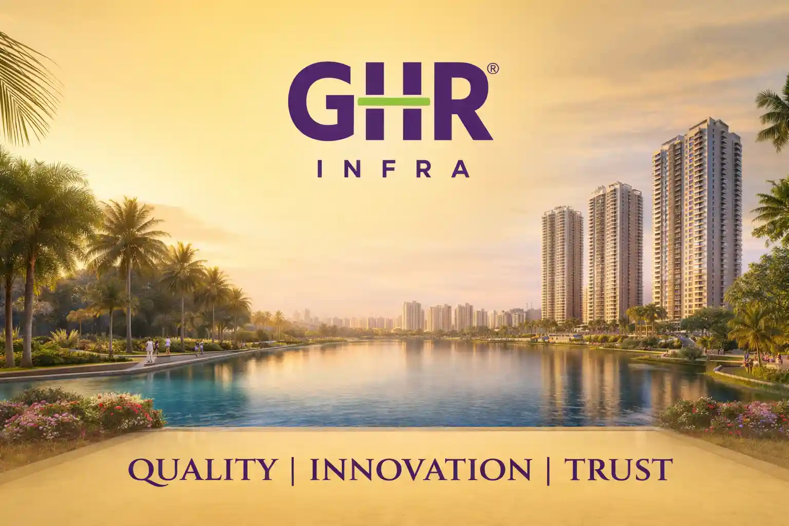 GHR Infra official logo for Kollur Hyderabad projects