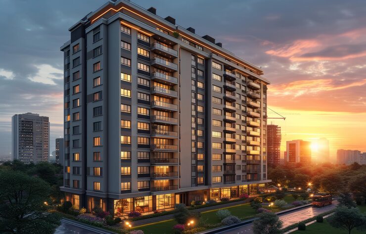 Maharaja Kosmopolis 3 and 4 BHK high rise flats near ORR Kollur