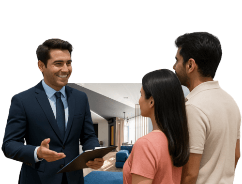 Maharaja Spaces customer support team helping buyers book luxury villas in Tellapur