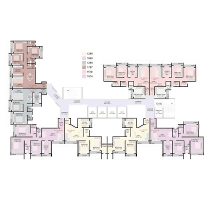 Sample 4 BHK villa floor plan at Maharaja Beverly Park