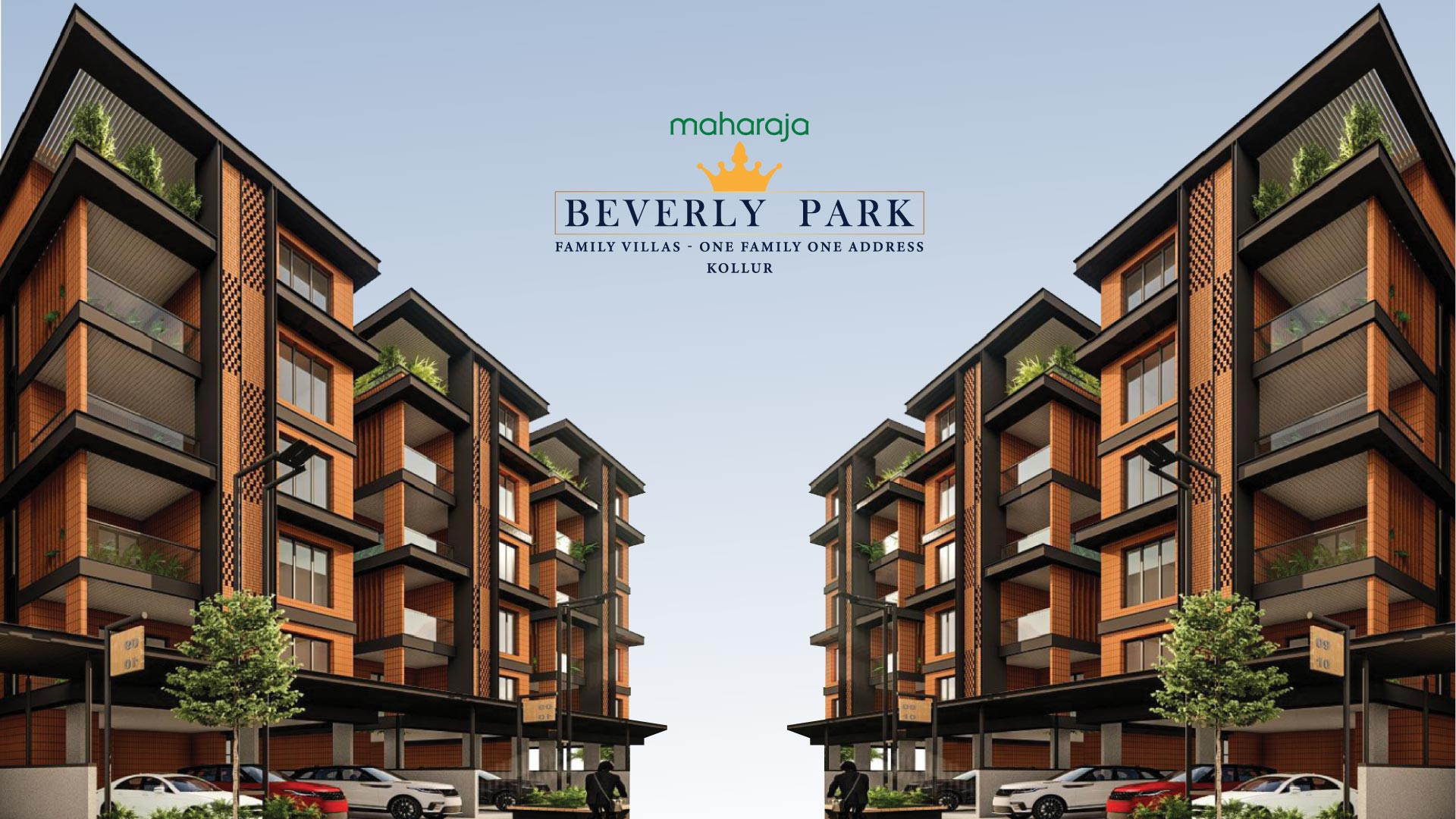 Modern luxury villa design at Maharaja Beverly Park in Tellapur, Hyderabad