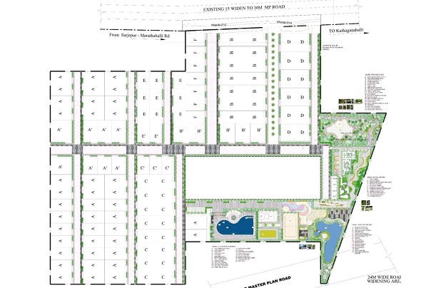 Prestige Kollur Master Plan